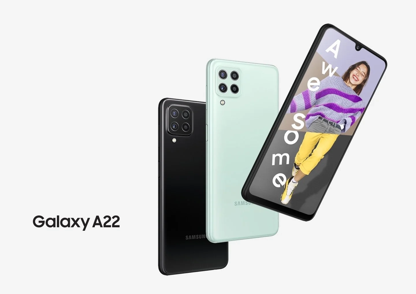 Смартфон Samsung Galaxy A22 SM-A22 4/64Gb LTE Light Green