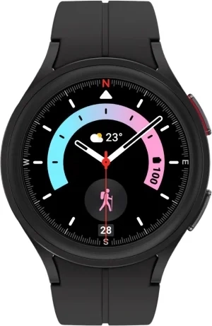 Смарт-часы Samsung Galaxy Watch5 Pro Black 45mm eSIM SM-R925  (SM-R925FZKASEK): купить по выгодной цене | Фирменный интернет-магазин  Samsung