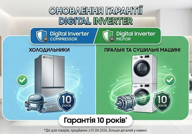 Зміни в умовах гарантії на двигуни Samsung - samsungshop.com.ua
