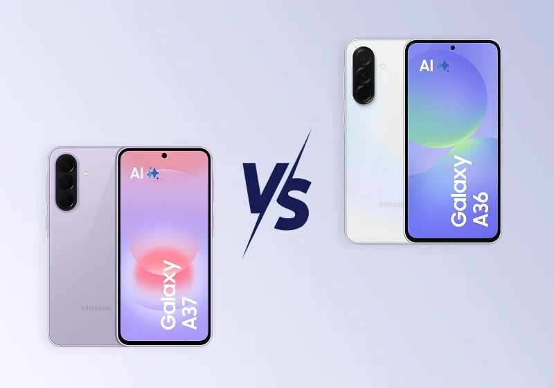 Порівняння Samsung Galaxy A37 та A36 – основні відмінності та порівняння поколінь - samsungshop.com.ua