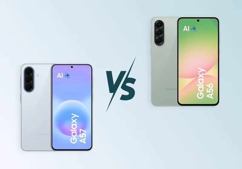 Порівняння Samsung Galaxy A57 та A56 – основні відмінності та порівняння поколінь - samsungshop.com.ua