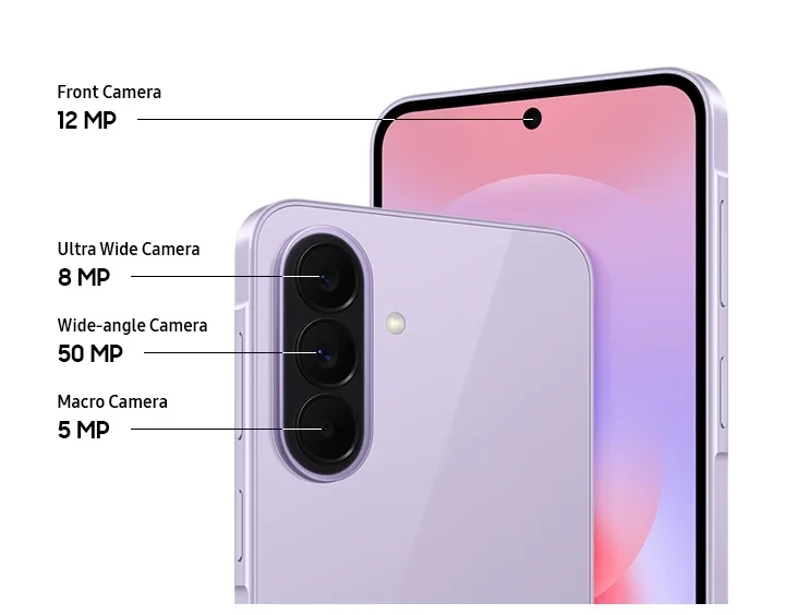 Три камери Galaxy A37 5G для деталізованих знімків та селфі Super HDR