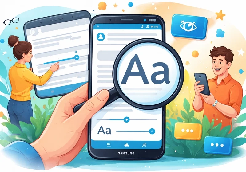 Як збільшити розмір шрифту на телефоні Samsung за кілька простих кроків? - samsungshop.com.ua