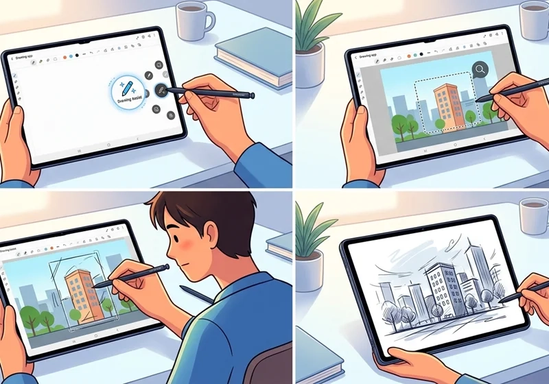 Как пользоваться помощником в рисовании Drawing Assist на устройствах Samsung Galaxy - фото 6 - samsungshop.com.ua