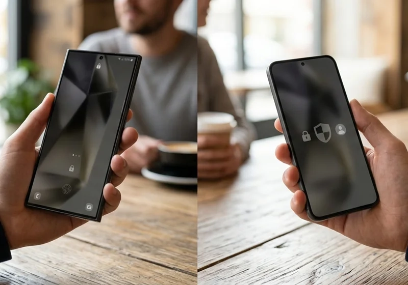 Защита от подглядывания: как работает экран-антишпион на смартфонах Samsung - samsungshop.com.ua
