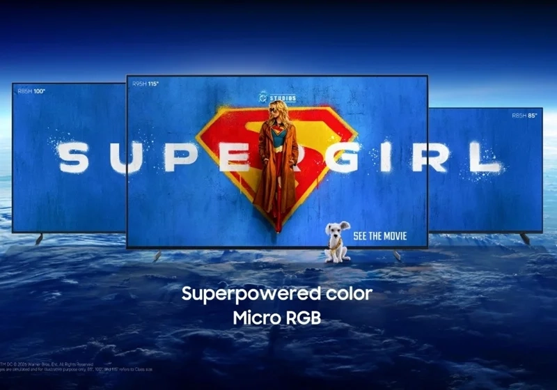 Samsung объявила о глобальном партнерстве с Warner Bros. Pictures и DC Studios к премьере фильма «Супергерл» - samsungshop.com.ua