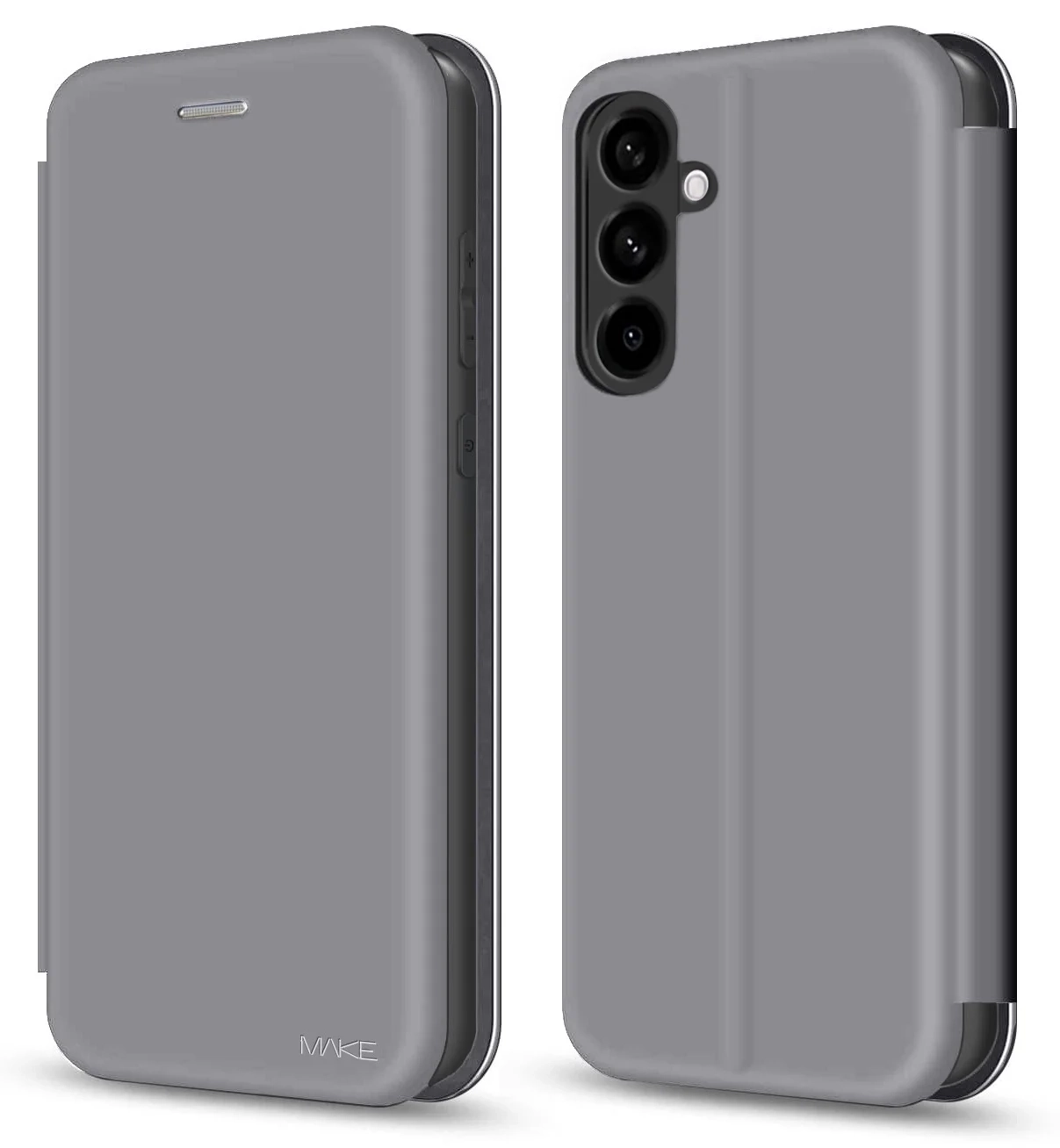 Чехол для Samsung A56 (A566) Flip Grey (MCP-SA56GR) MAKE - Фото 1 Чехол для Samsung A56 (A566) Flip Grey (MCP-SA56GR) MAKE - Фото 1