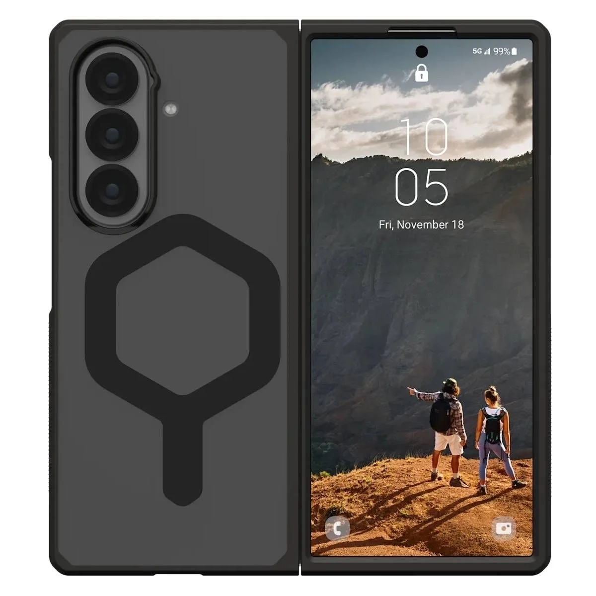 Чохол для Samsung Fold 7 (F966) Mouve with Magnet Ash UAG - Фото 1