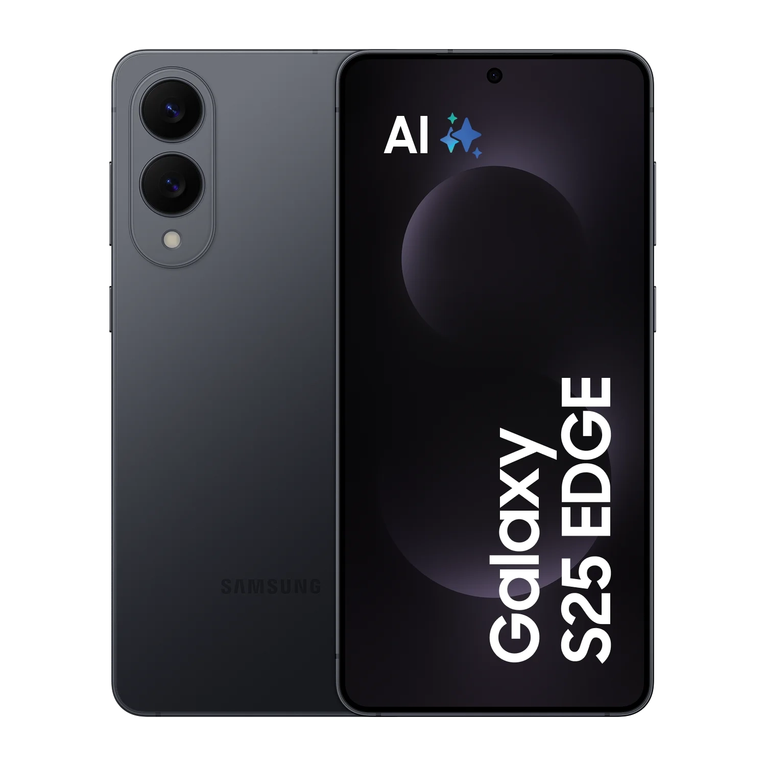 Смартфон Samsung Galaxy S25 Edge S937B 12/256GB Titanium Jetblack - Фото 1