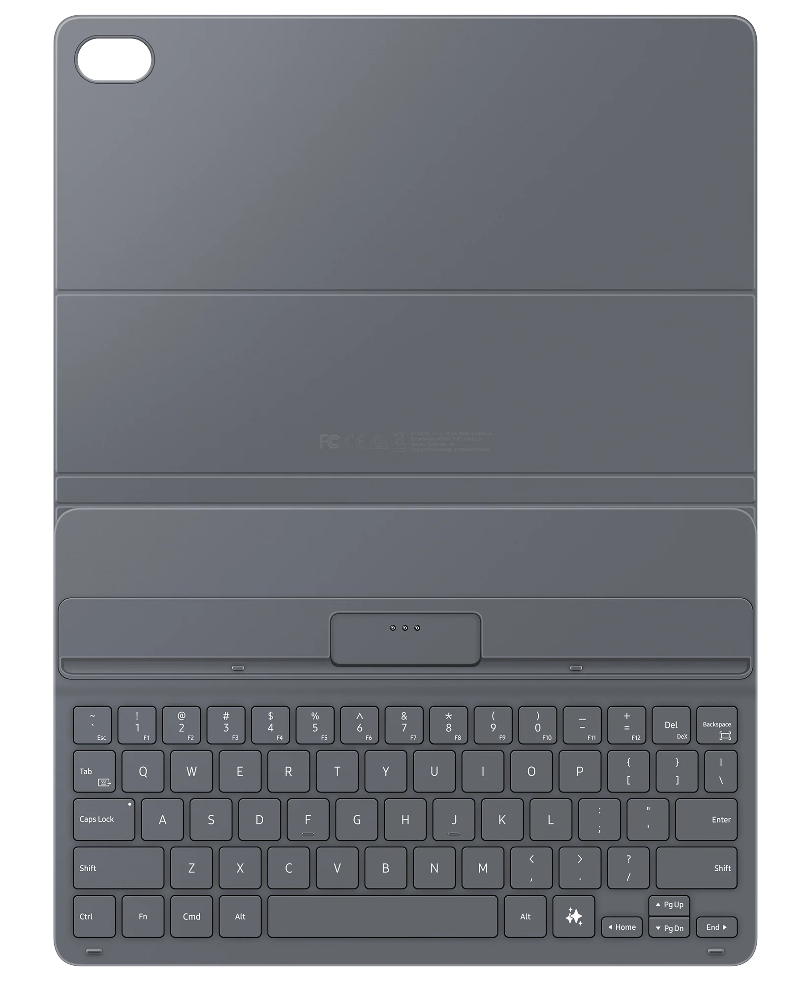 Чехол для Samsung Tab S11 Book Cover Keyboard Slim (EF-DX730BBEGUA