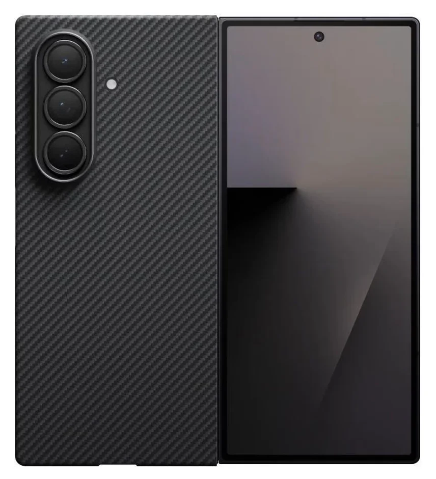 Чохол для Samsung Fold 7 (F966) Ultra-Slim Case Twill Black/Grey (FBFOLD7) Pitaka - Фото 1