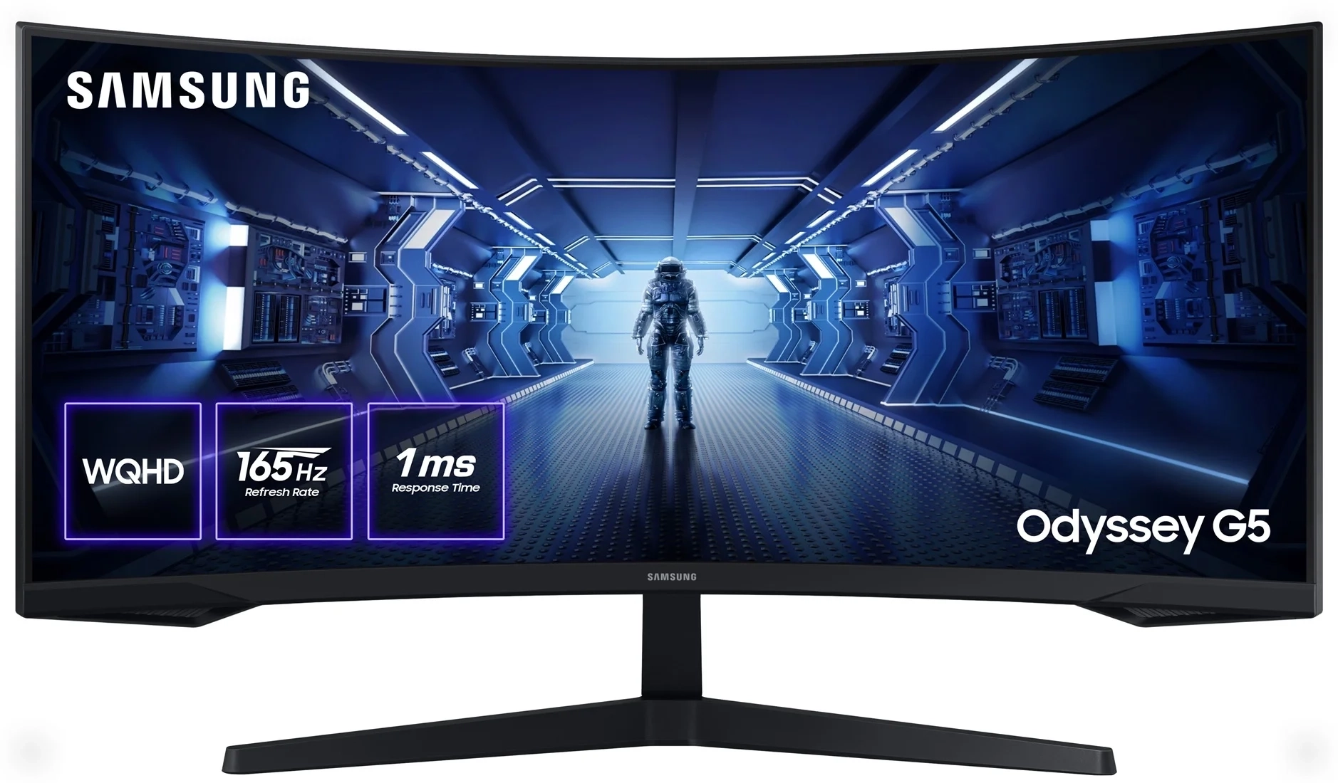 Монітор 34" ігровий Samsung Odyssey G5 LC34G55TWWIXUA - Фото 1 Монітор 34" ігровий Samsung Odyssey G5 LC34G55TWWIXUA - Фото 1