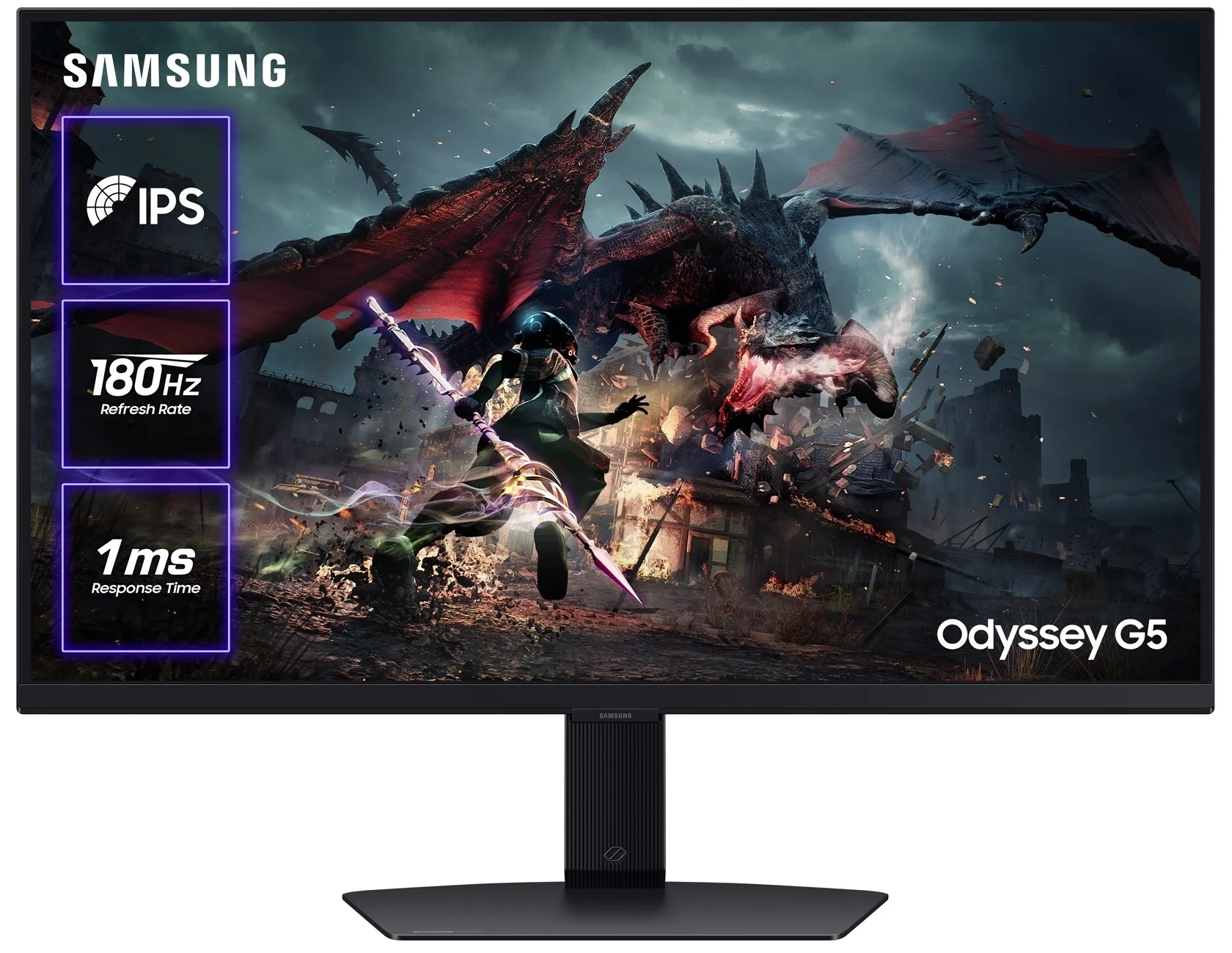Монітор 27" Samsung Odyssey G5 LS27DG500EIXUA - Фото 1
