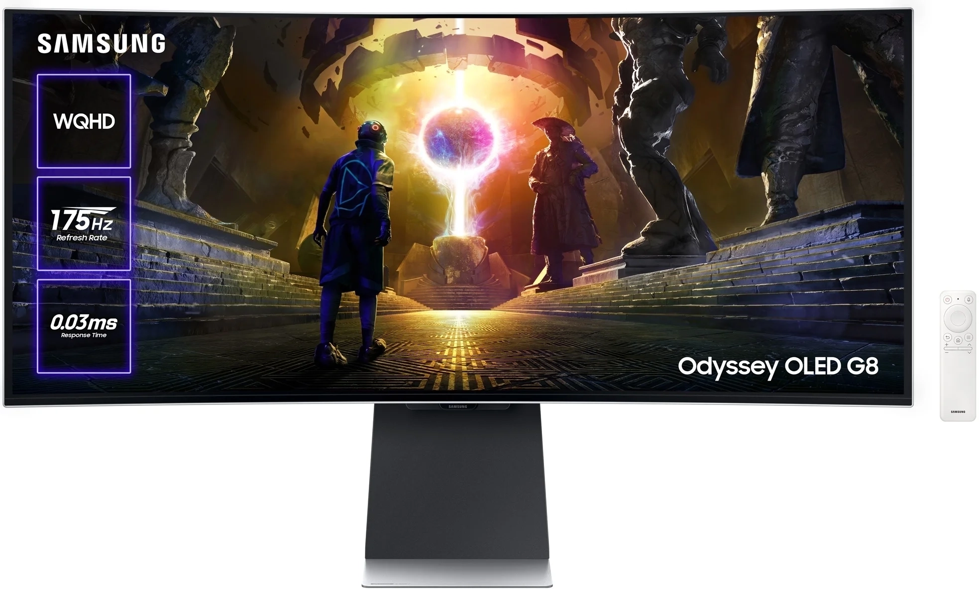 Монітор 34" Samsung Odyssey OLED G8 LS34DG852SZXUA - Фото 1 Монітор 34" Samsung Odyssey OLED G8 LS34DG852SZXUA - Фото 1