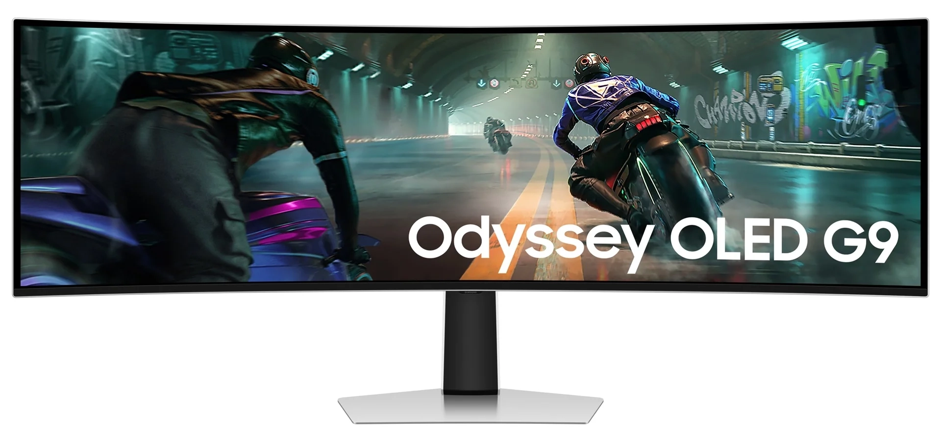 Samsung Odyssey G9 фронтальний вигляд