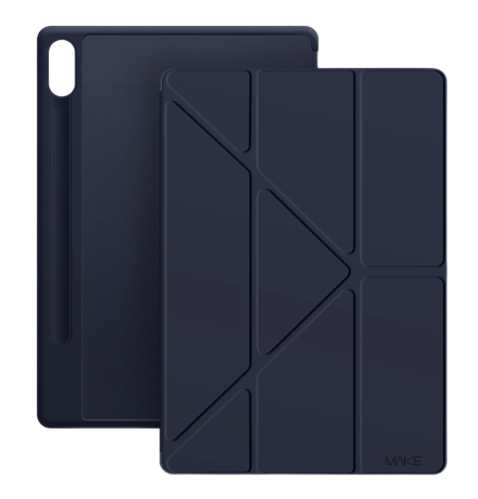 Чохол для Samsung Tab S10 FE/S10 Lite (SM-X520/X526) Origami Pen Navy (MTCOP-STS10FE/S10LNV) MAKE - Фото 1