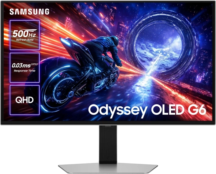 Монитор 27" Samsung Odyssey OLED G6 LS27FG602SIXUA - Фото 1 Монитор 27" Samsung Odyssey OLED G6 LS27FG602SIXUA - Фото 1