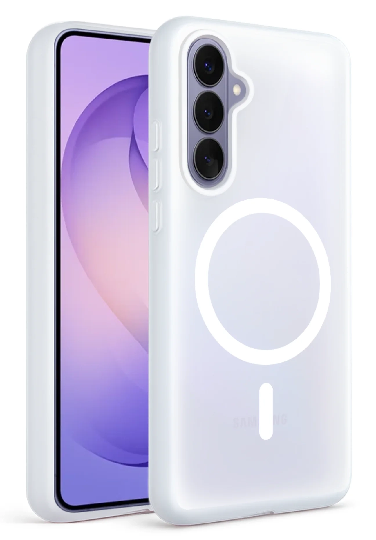 Чехол для Samsung S26 (S942) Silicone Aura Magnet Clear (MCLAM-SS26) MAKE - Фото 1