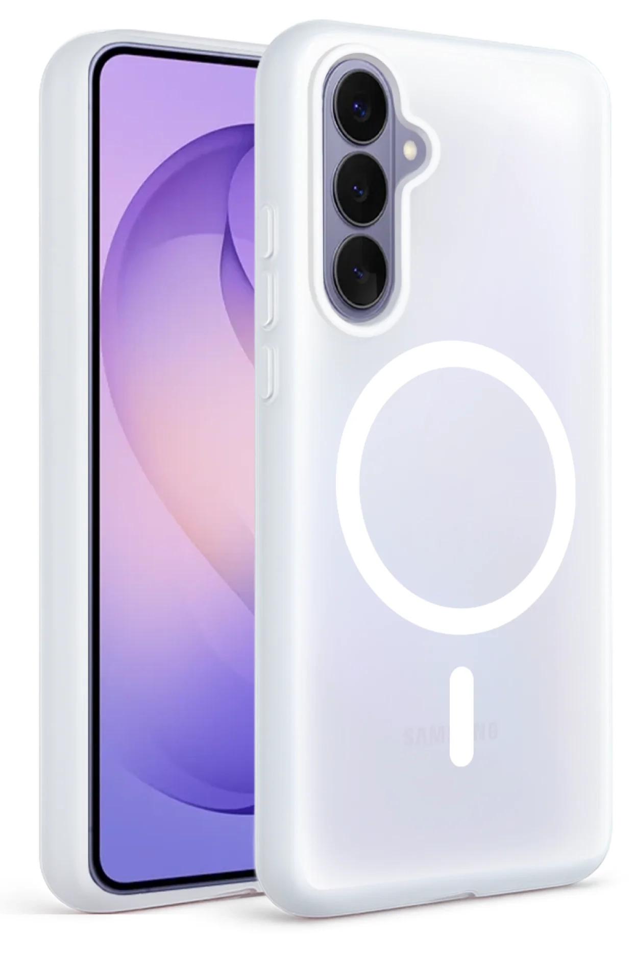 Чохол для Samsung S26 Plus (S947) Silicone Aura Magnet Clear (MCLAM-SS26P) MAKE - Фото 1 Чохол для Samsung S26 Plus (S947) Silicone Aura Magnet Clear (MCLAM-SS26P) MAKE - Фото 1