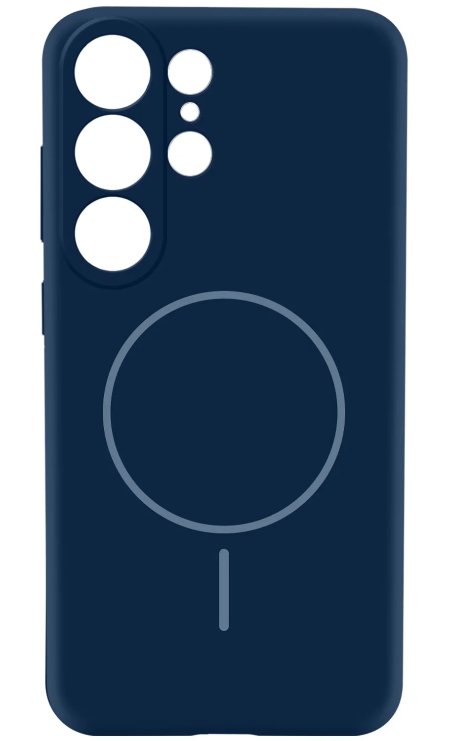 Чехол для Samsung S26 Ultra (S948) Silicone Solo Navy (MCSO-SS26UNV) MAKE - Фото 1