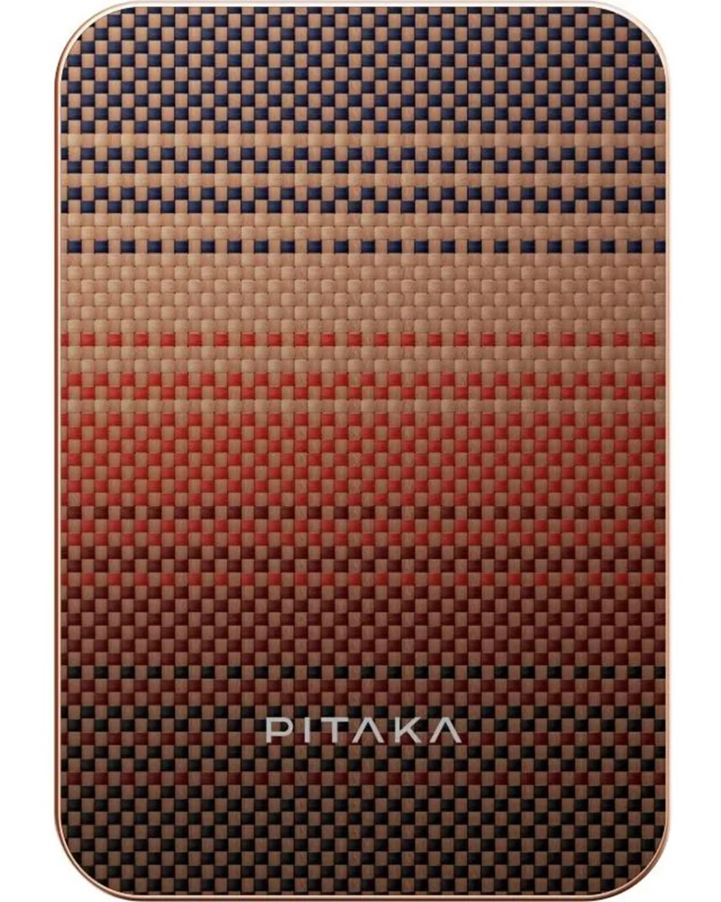 Портативное З/У Aramid Fiber Magnetic Power Bank Qi2 5 000mAh Sunset (PBQ2402) Pitaka - Фото 1 Портативное З/У Aramid Fiber Magnetic Power Bank Qi2 5 000mAh Sunset (PBQ2402) Pitaka - Фото 1