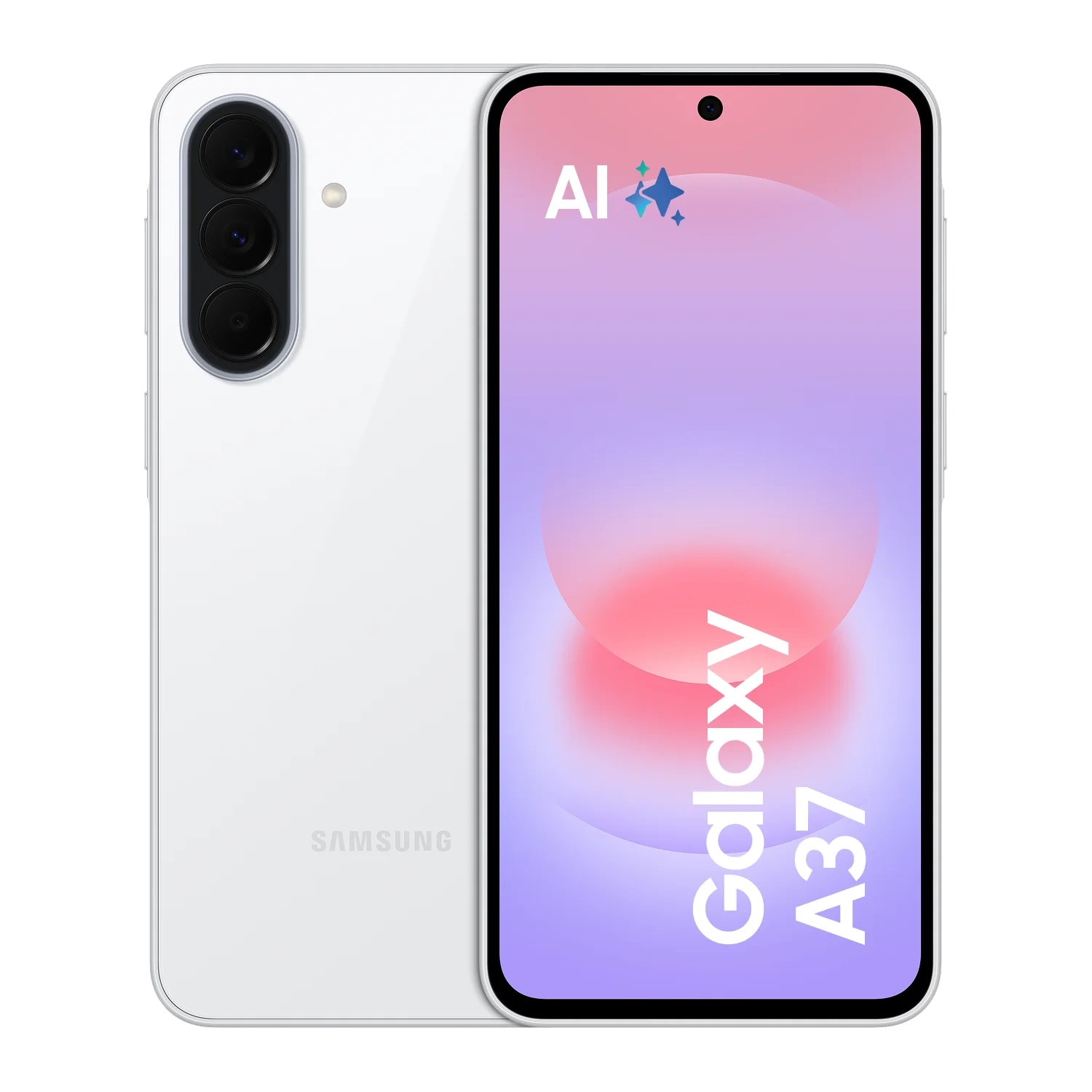 Смартфон Samsung Galaxy A37 5G SM-A376 6GB/128GB Awesome White - Фото 1