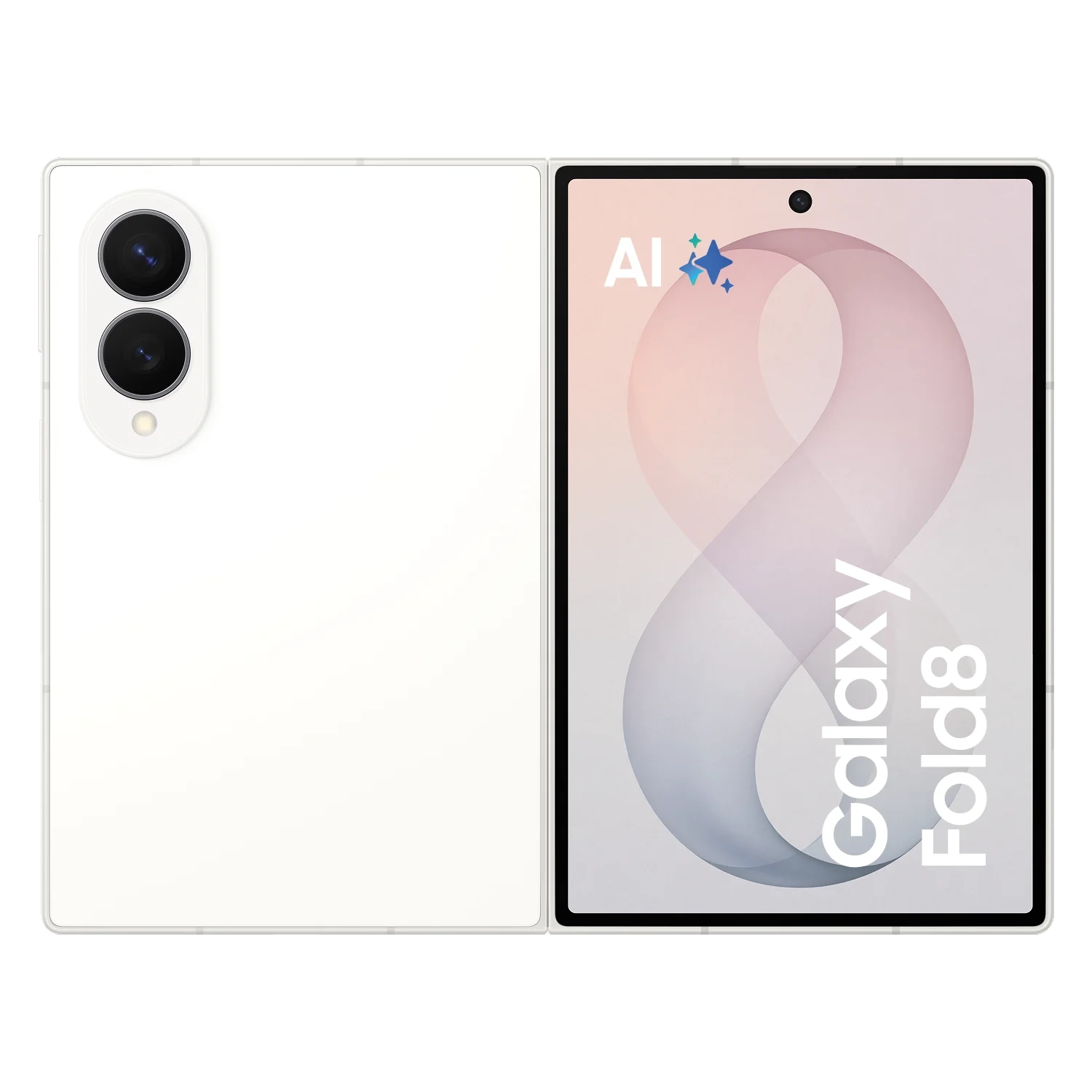 Смартфон Samsung Galaxy Fold 8 F971B 12GB/256GB Cream - Фото 1