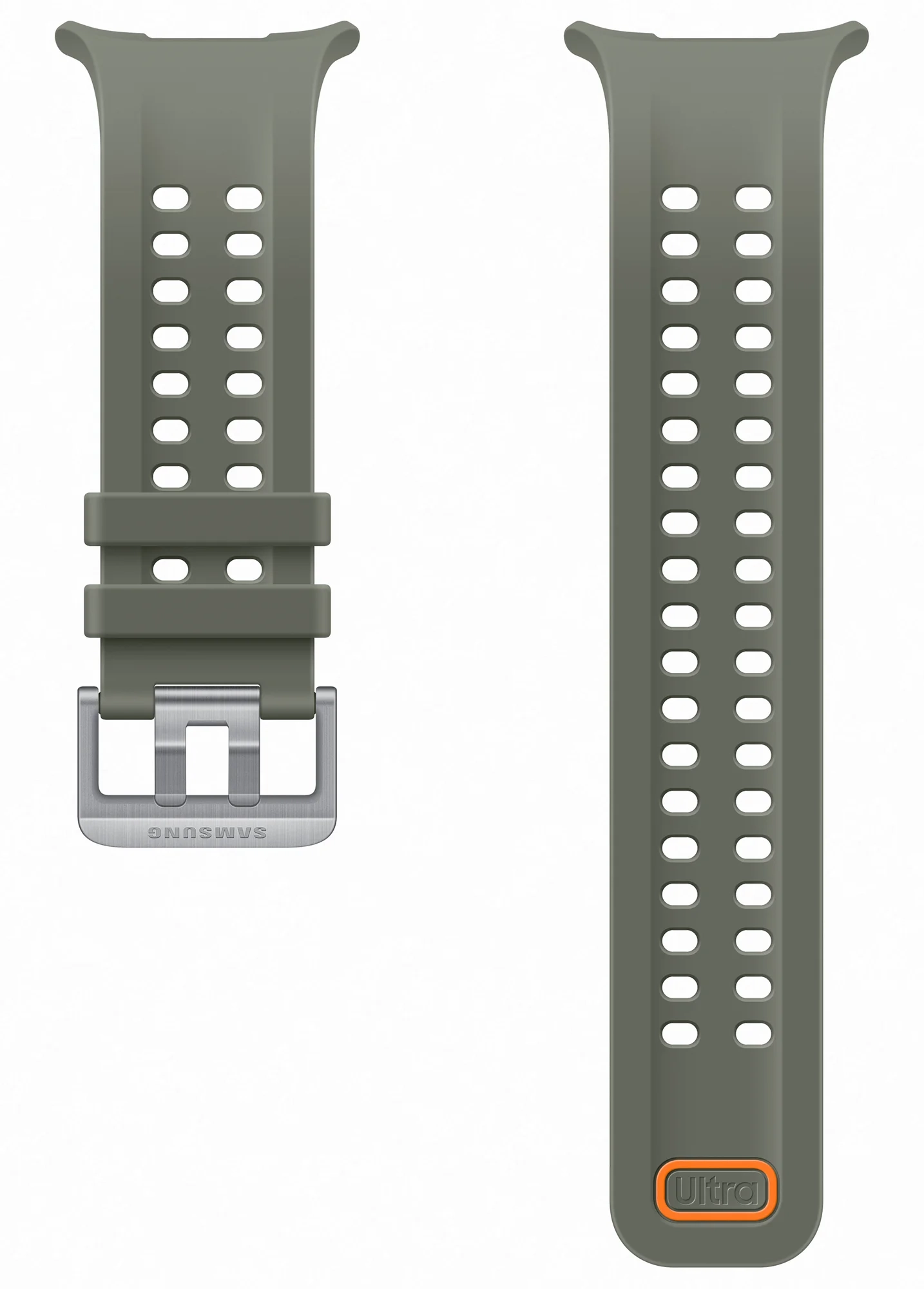 Ремешок для Samsung Galaxy Watch Ultra 2 Marine Band Olive (ET-SNL71MGEGEU) Samsung - samsungshop.com.ua