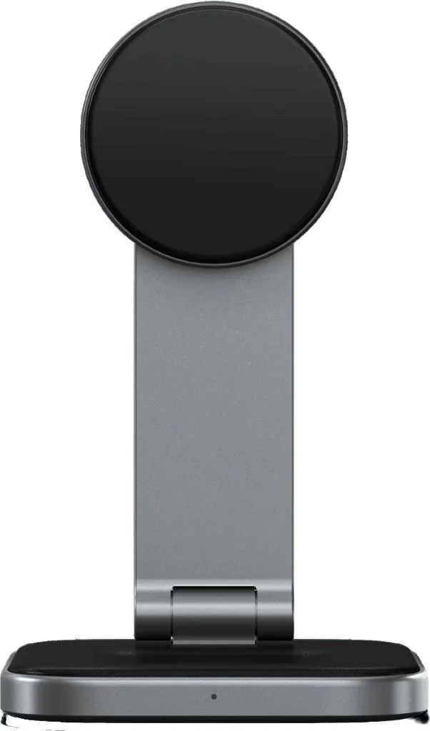 Зарядний пристрій 2-in-1 Foldable Qi2 Stand Space Gray (ST-Q21FM) Satechi Зарядний пристрій 2-in-1 Foldable Qi2 Stand Space Gray (ST-Q21FM) Satechi - samsungshop.com.ua
