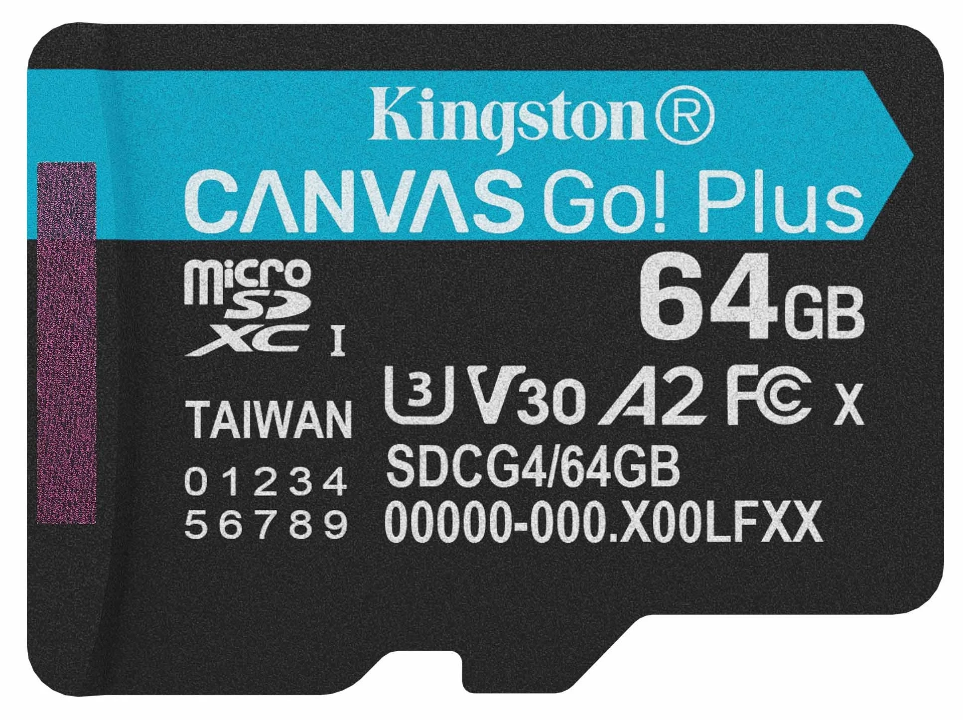 Карта пам'яті 64GB microSDXC Canvas Go Plus Gen4 200MB/s A2 U3 V30 Card + w/o ADP (SDCG4/64GBSP) Kingston Карта пам'яті 64GB microSDXC Canvas Go Plus Gen4 200MB/s A2 U3 V30 Card + w/o ADP (SDCG4/64GBSP) Kingston - samsungshop.com.ua