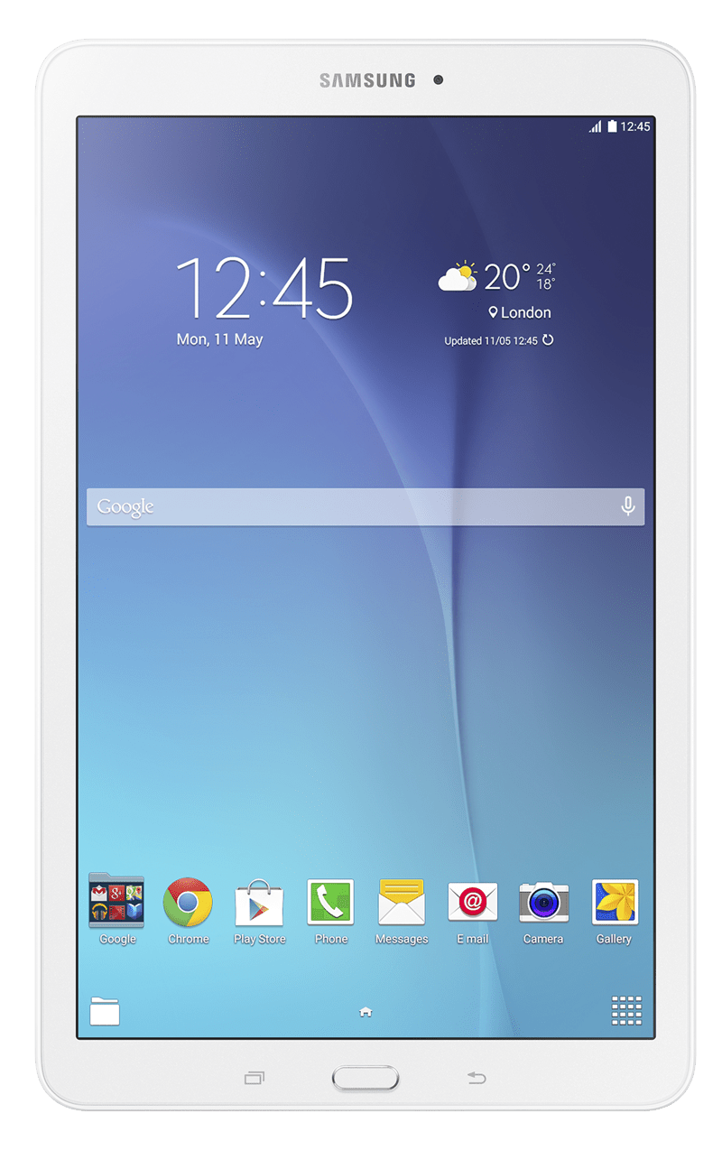 Планшет Samsung Galaxy Tab E 9.6 SM-T561 3G 8Gb White - samsungshop.com.ua