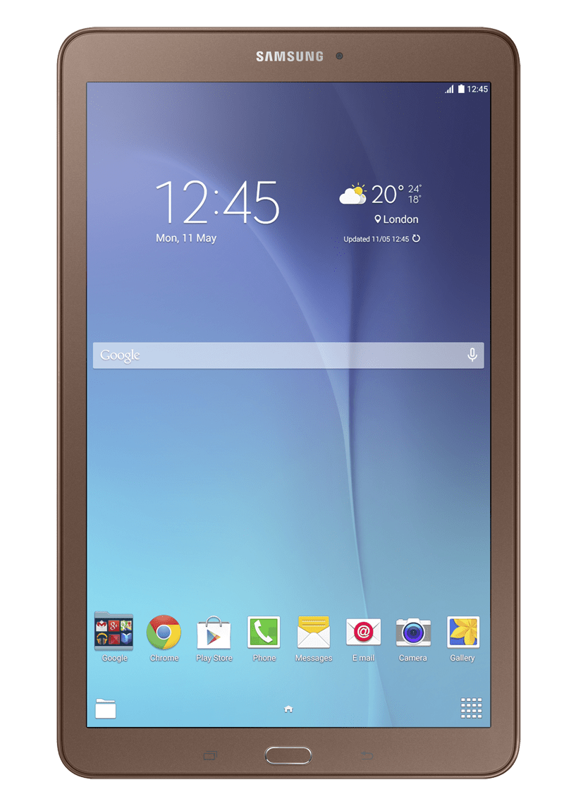 Планшет Samsung Galaxy Tab E 9.6 SM-T561 3G 8Gb Gold Brown - фото 1 - samsungshop.com.ua