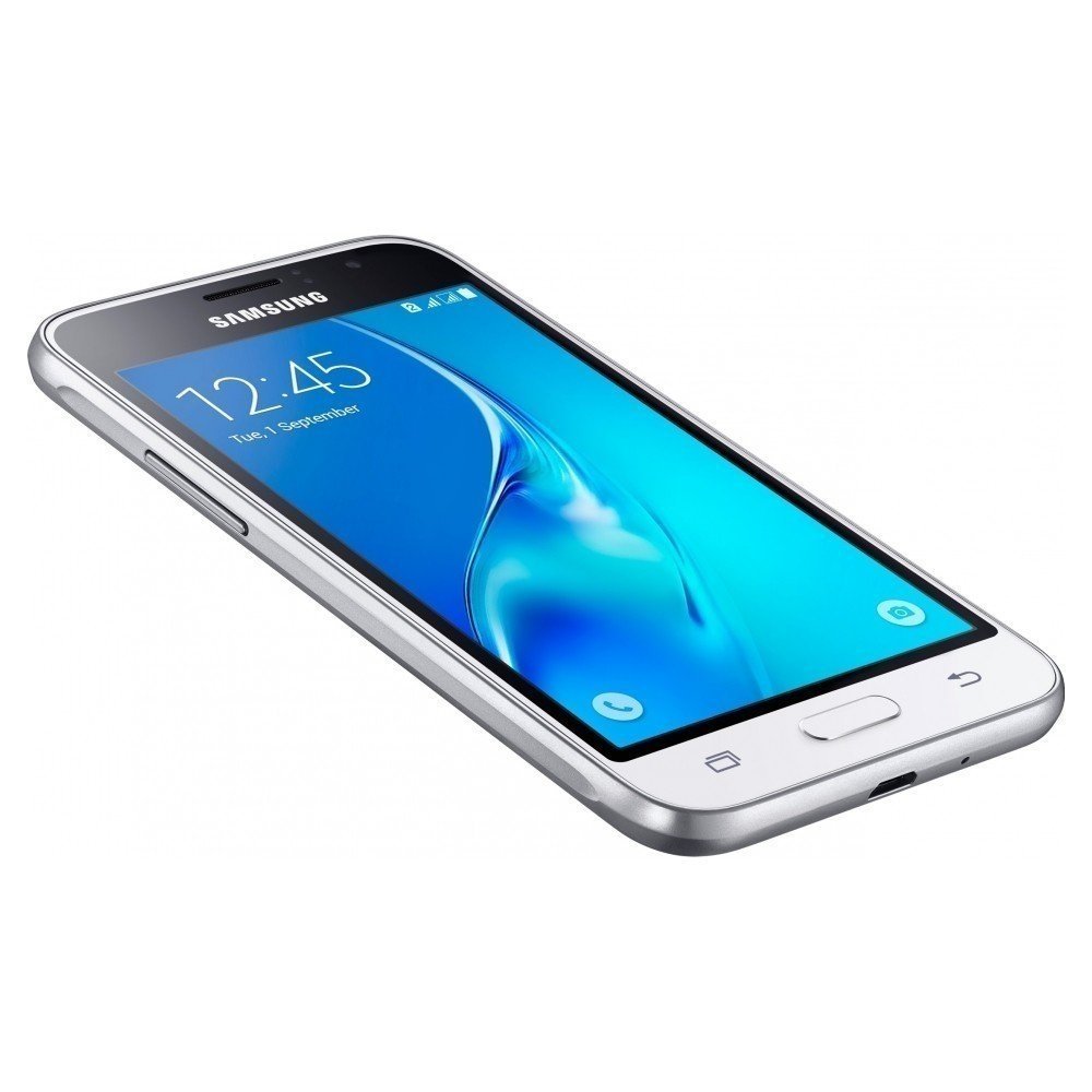 Смартфон Samsung Galaxy J1 (2016) SM-J120H White - фото 1 - samsungshop.com.ua