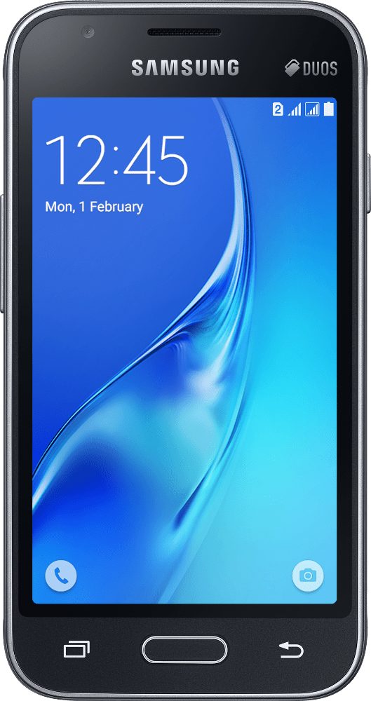 Смартфон Samsung Galaxy J1 mini (2016) SM-J105H Black - фото 1 - samsungshop.com.ua