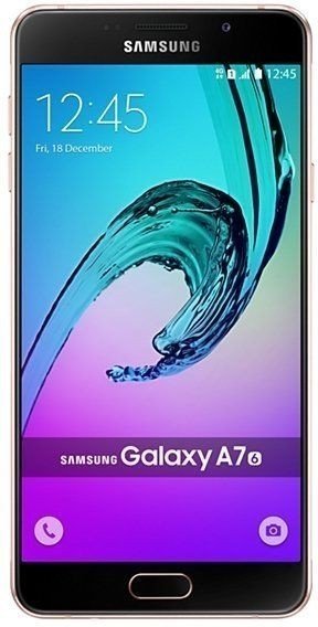 Смартфон Samsung Galaxy A7 (2016)  SM-A710F Pink Gold - фото 1 - samsungshop.com.ua