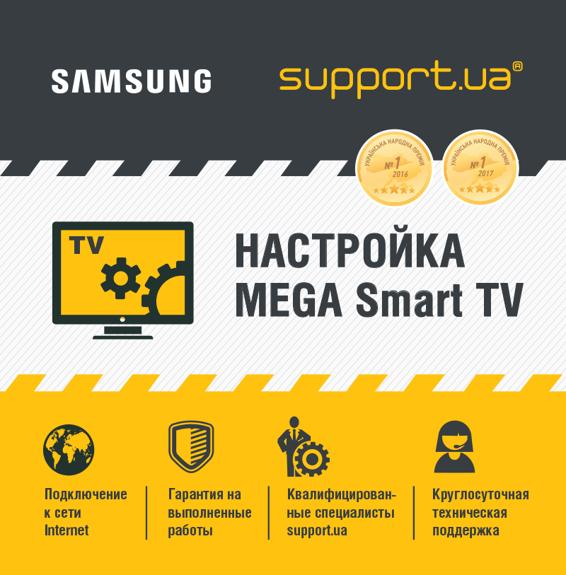 Послуга налаштування "MEGA SMART TV" - samsungshop.com.ua