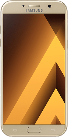 Смартфон Samsung Galaxy A7 (2017) SM-A720F Gold - фото 1 - samsungshop.com.ua