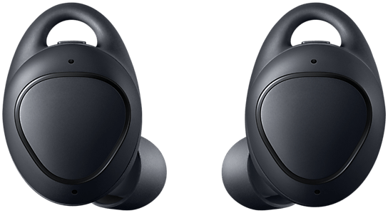 Bluetooth гарнитура Samsung Gear IconX 2018 SM-R140 Black - фото 1 - samsungshop.com.ua