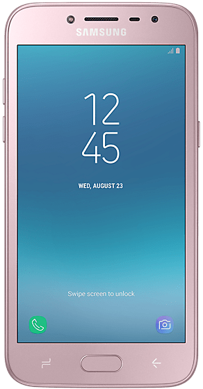Смартфон Samsung Galaxy J2 2018 SM-J250F Pink - фото 1 - samsungshop.com.ua