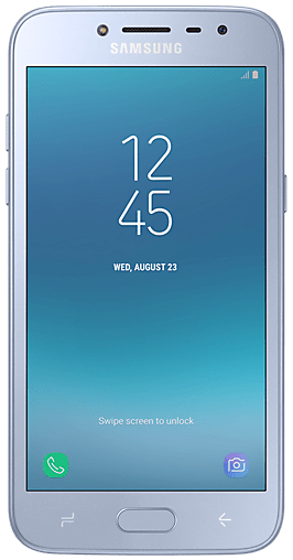 Смартфон Samsung Galaxy J2 2018 SM-J250F Silver - фото 1 - samsungshop.com.ua
