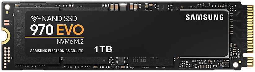 SSD накопичувач Samsung 970 EVO 1TB M.2 PCIe 3.0 4x (MZ-V7E1T0BW) - фото 1 - samsungshop.com.ua