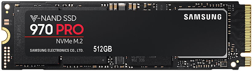 SSD накопитель Samsung 970 PRO 512GB M.2 PCIe 3.0 4x (MZ-V7P512BW) - фото 1 - samsungshop.com.ua