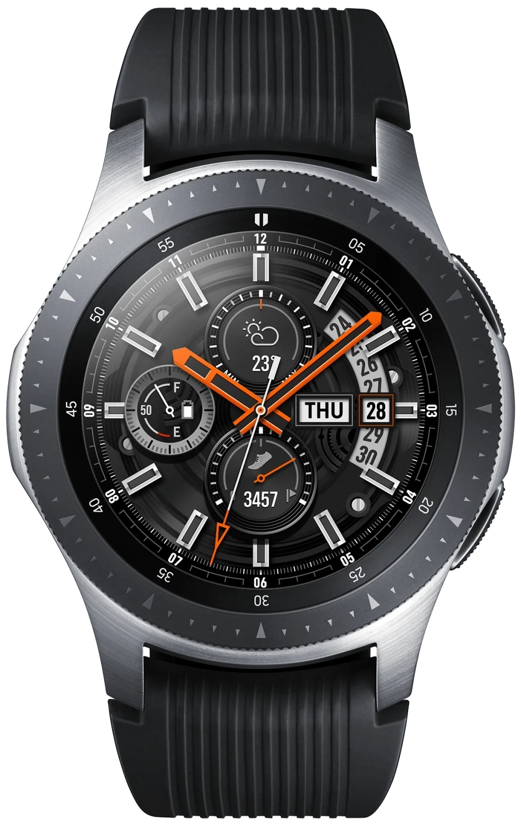 Умные часы Samsung Galaxy Watch R800 46mm Silver - фото 1 - samsungshop.com.ua