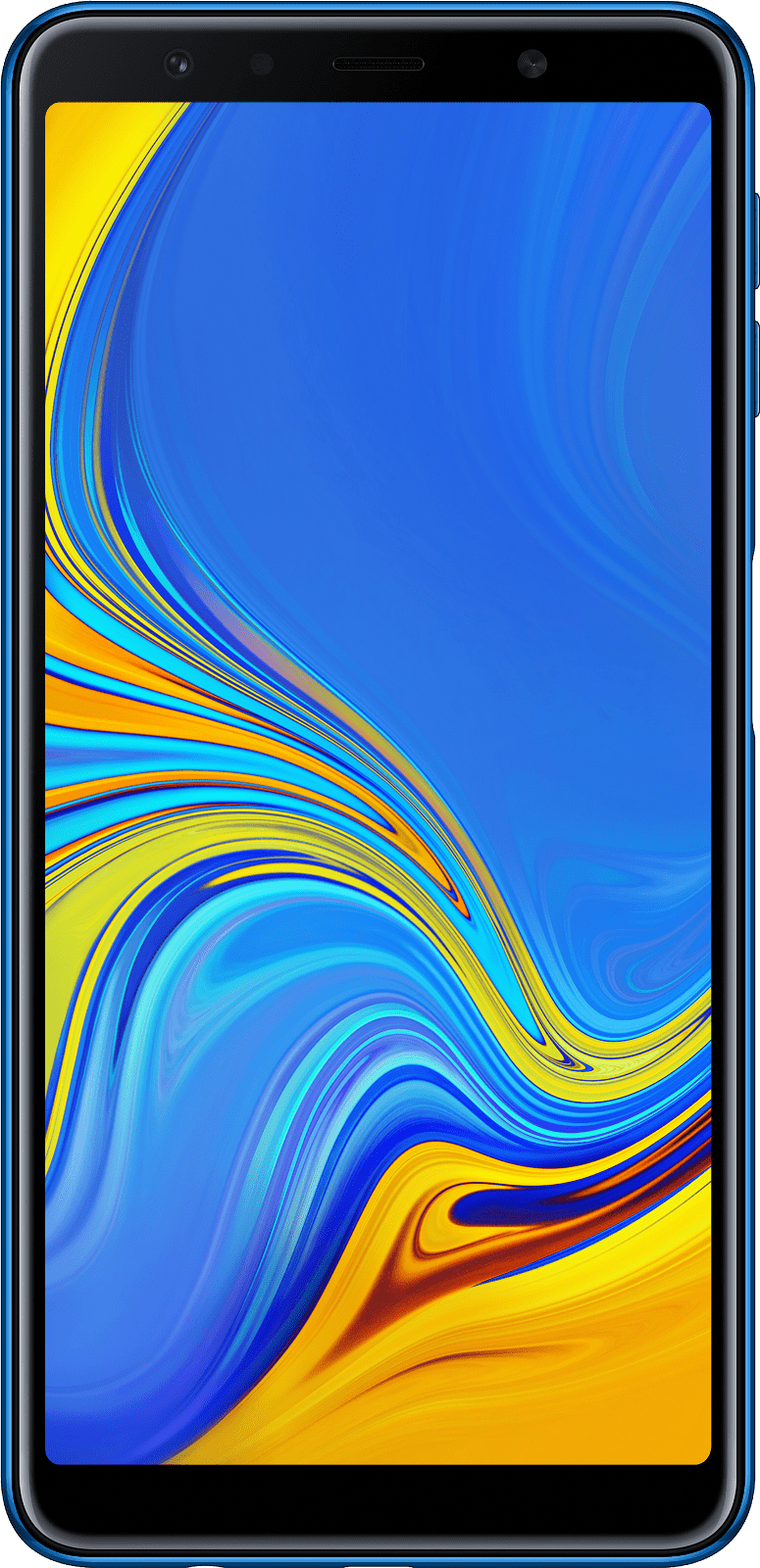 Смартфон Samsung Galaxy A7 (2018) SM-A750F Blue - фото 1 - samsungshop.com.ua