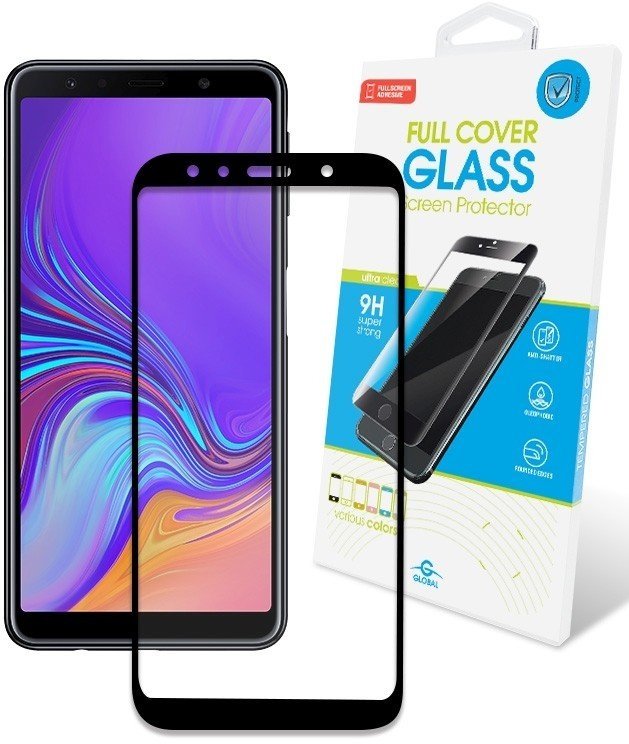 Защитное стекло Global Full Glue для Samsung Galaxy A7 (2018) A750 - фото 1 - samsungshop.com.ua