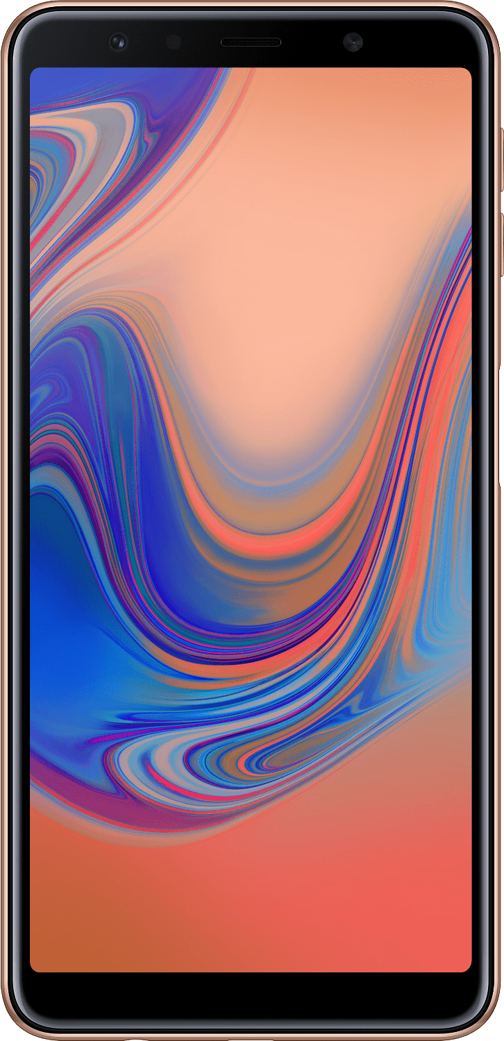 Смартфон Samsung Galaxy A7 (2018) SM-A750F Gold - фото 1 - samsungshop.com.ua