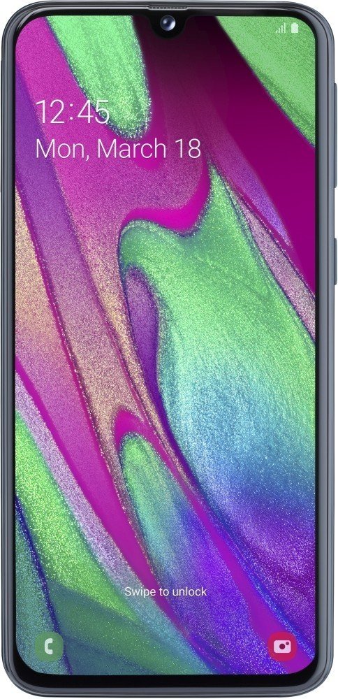 Смартфон Samsung Galaxy A40 64GB SM-A405F Black - фото 1 - samsungshop.com.ua