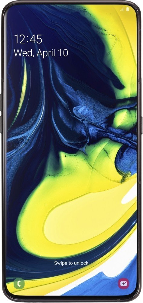 Смартфон Samsung Galaxy A80 128GB SM-A805F Black - фото 1 - samsungshop.com.ua