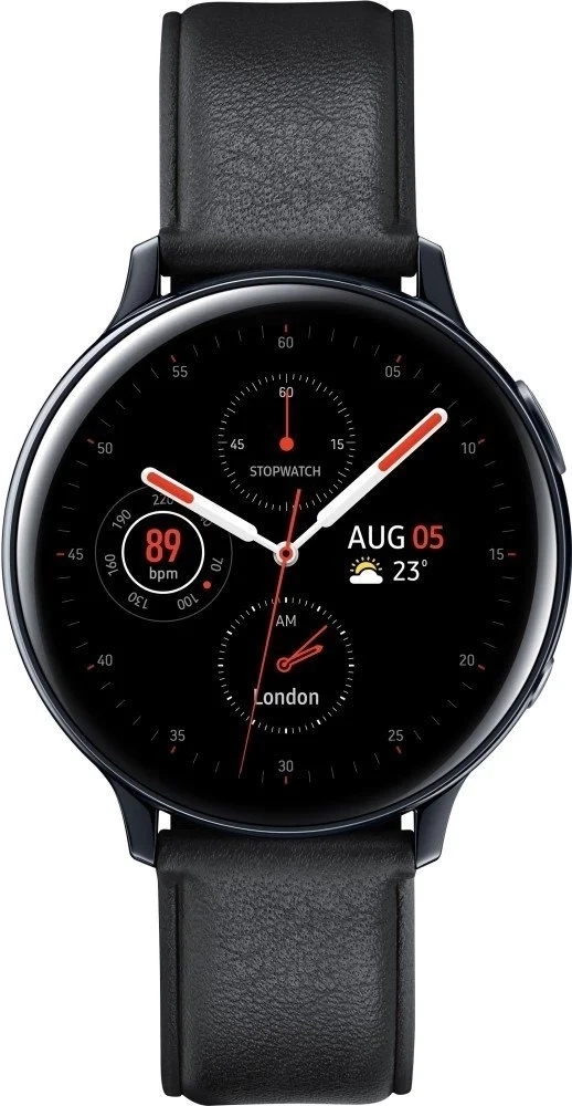 Мобільний пристрій Samsung Galaxy Watch Active 2 44mm (SM-R820NSKASEK) Stainless Steel Black - фото 1 - samsungshop.com.ua