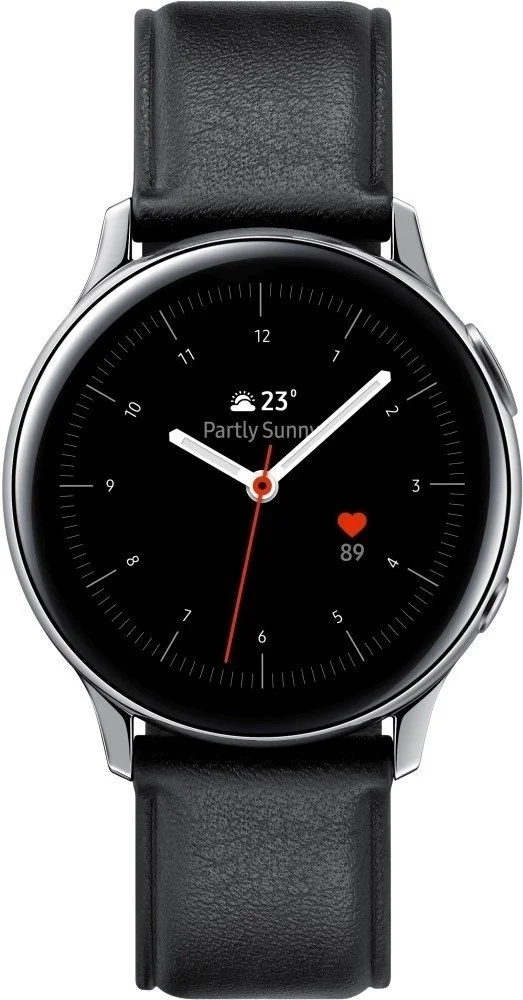 Мобільний пристрій Samsung Galaxy Watch Active 2 40mm (SM-R830NSSASEK) Stainless Steel Silver - фото 1 - samsungshop.com.ua